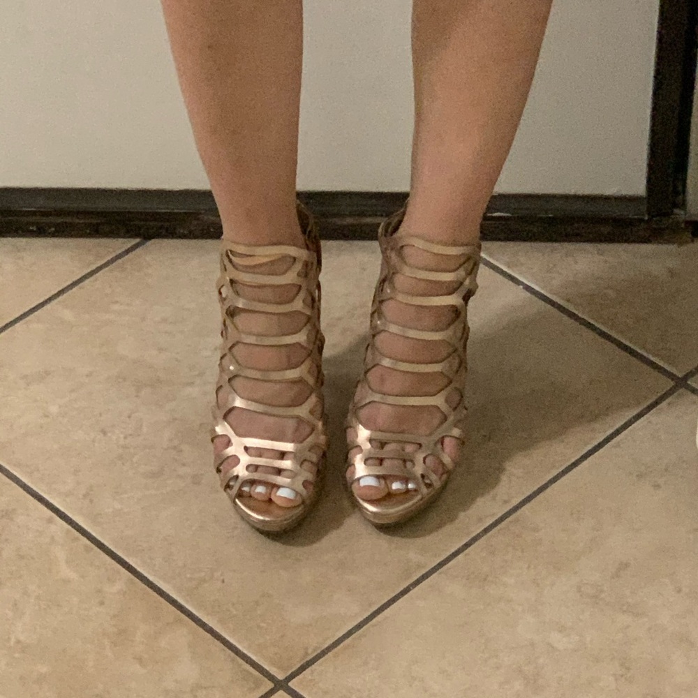 Heels Rose Gold colored
